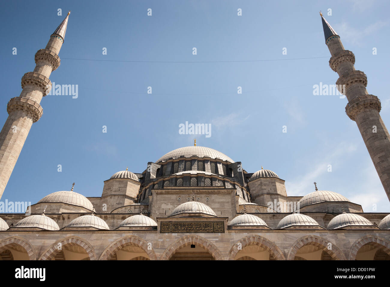 Süleymaniye-Moschee, Istanbul, Türkei Stockfoto