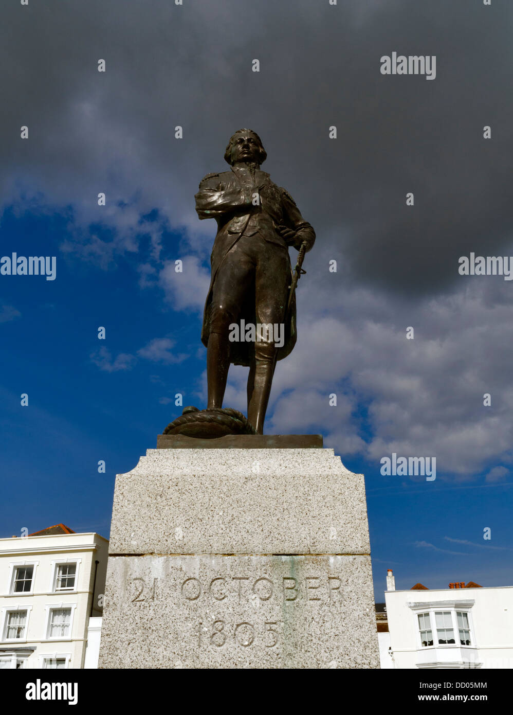 Admiral Lord Nelson Denkmal, Portsmouth, Hampshire Stockfoto