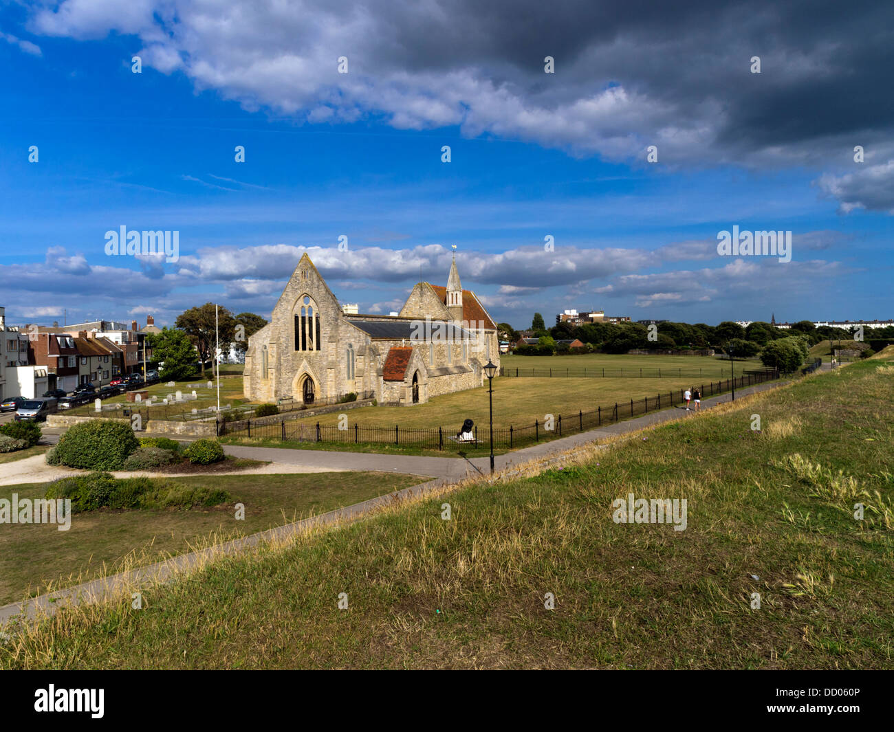 Royal Garrison Church, Portsmouth, Hampshire (entnommen aus öffentlichen Straßen) Stockfoto