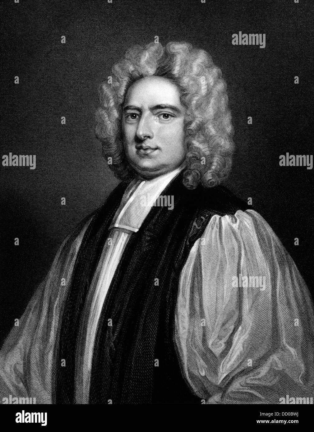 Francis Atterbury (1663-1732) auf Kupferstich aus dem Jahr 1830.  Englisch Mann von Briefen, Politiker und Bischof. Stockfoto