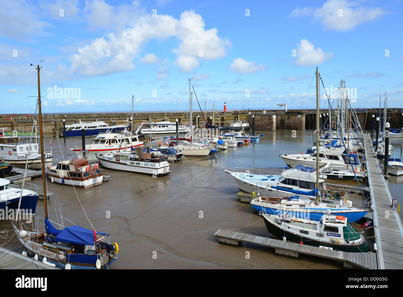 Hafen Sie Marina, Watchet, Somerset, England, Vereinigtes Königreich Stockfoto