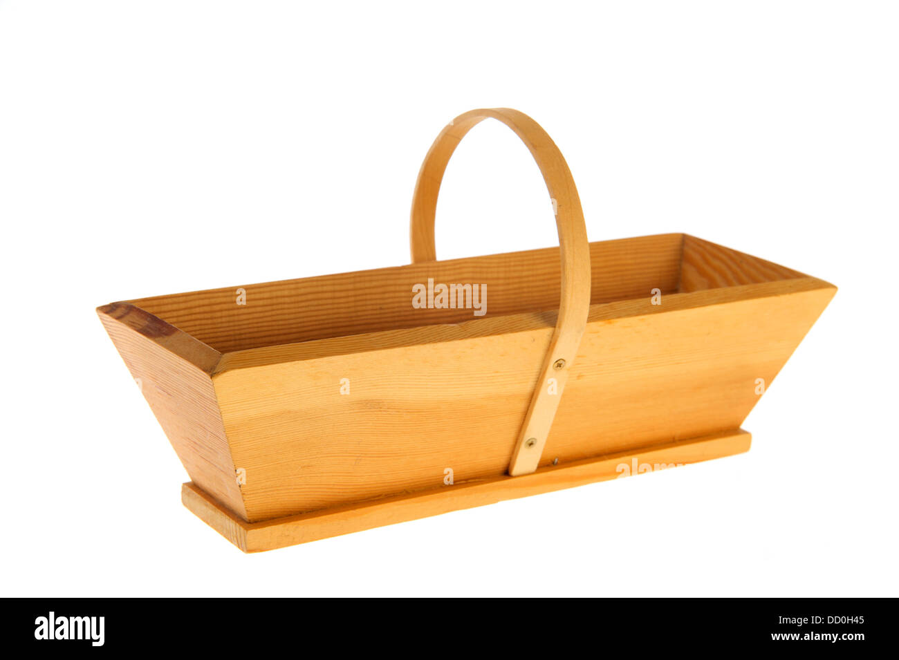 Holz-Korb Stockfoto