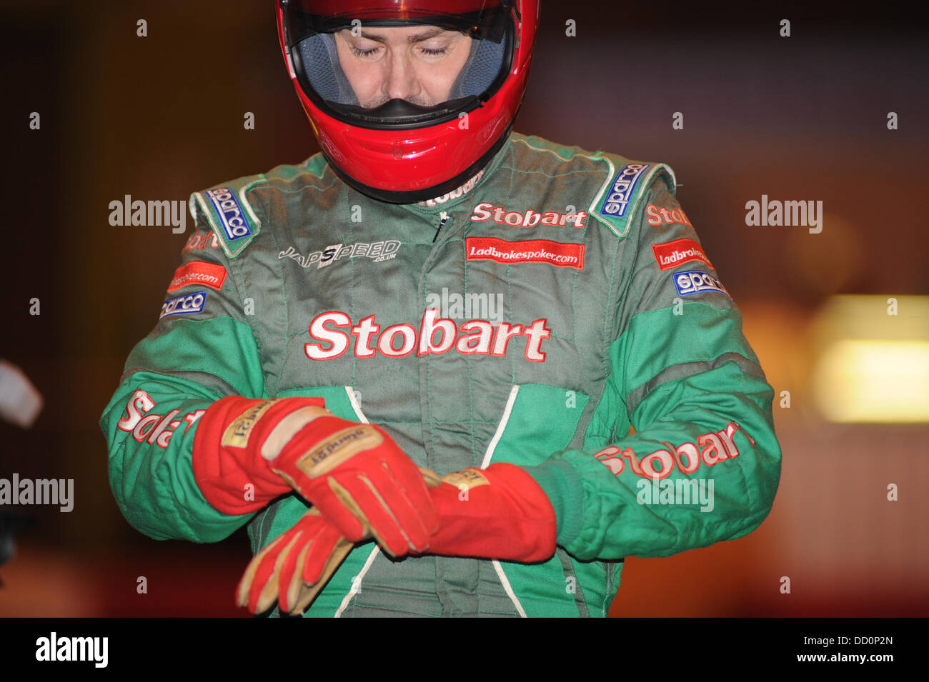 Shane Lynch - Karting Autosport International Show in der NEC Birmingham statt.  Birmingham, England - 12.01.12 Stockfoto