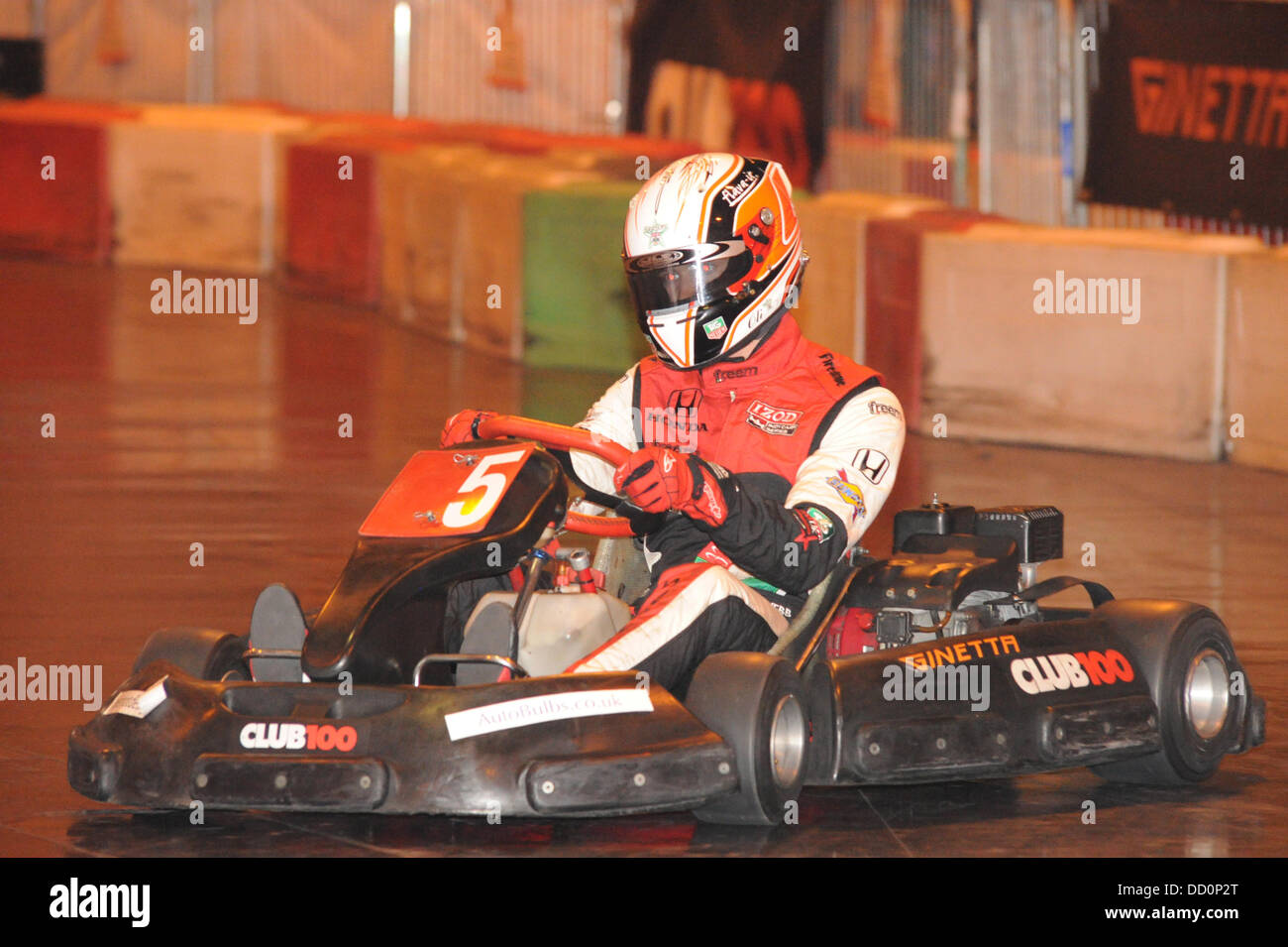 Ollie Webb - Karting Autosport International Show in der NEC Birmingham statt.  Birmingham, England - 12.01.12 Stockfoto