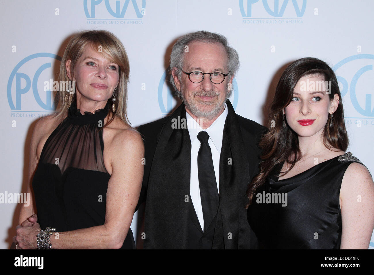 Steven Spielberg, Kate Capshaw und Tochter Sasha Spielberg anlässlich der 2...