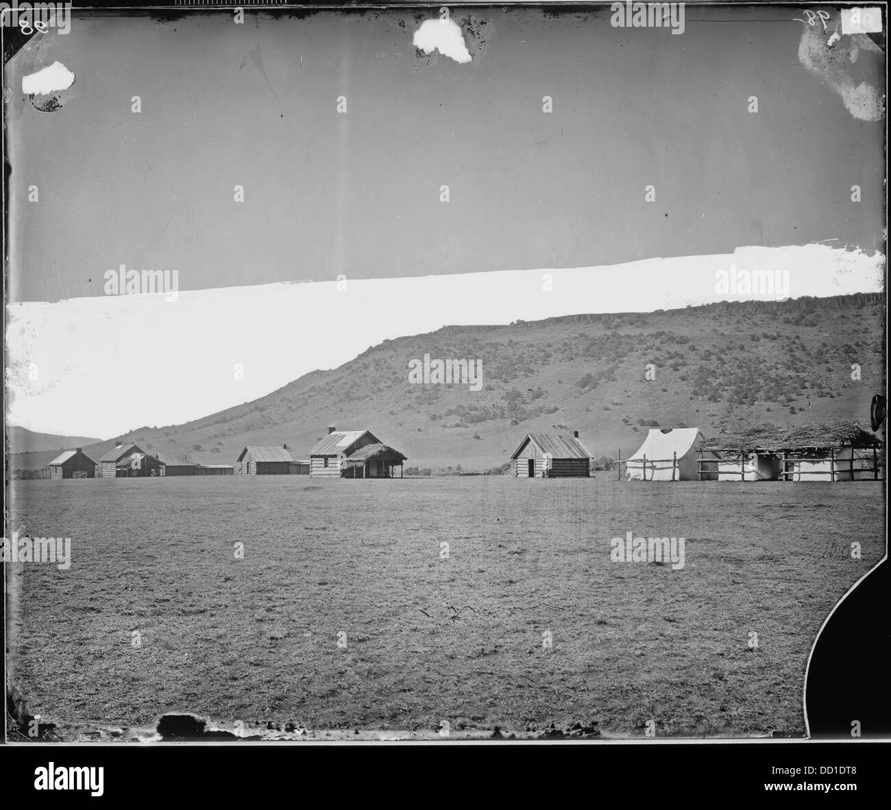 OFFIZIERS VIERTEL, CAMP APACHE, ARIZONA--524201 Stockfoto