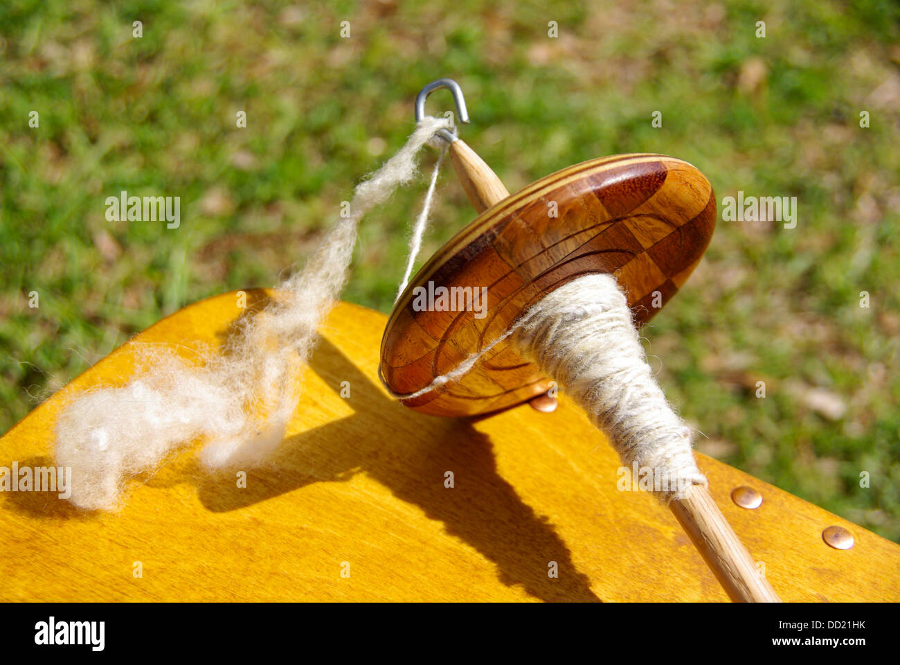 Handspindel Stockfoto