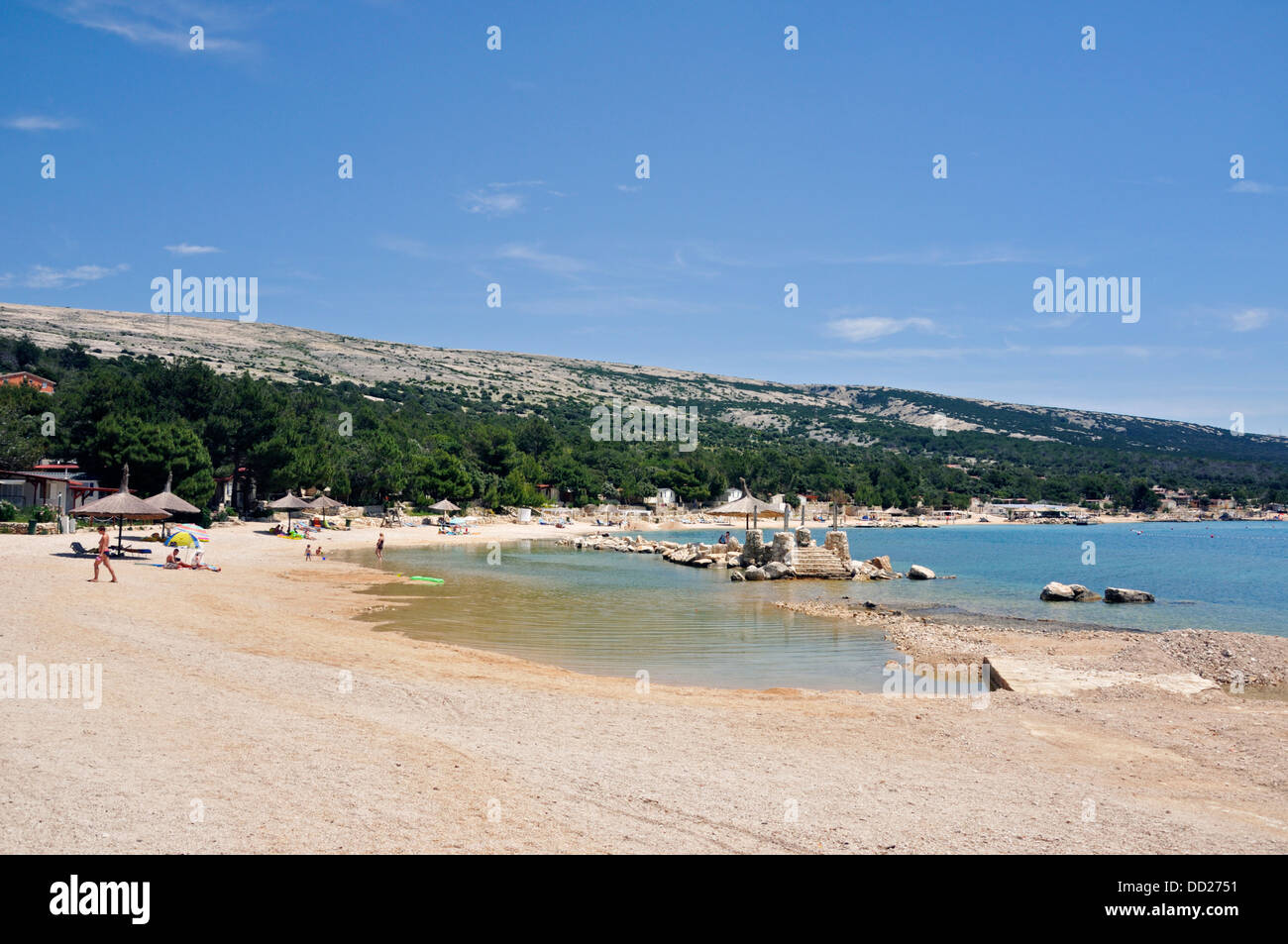 Camping Village Simuni Strand, Insel Pag, Kroatien, Europa ...