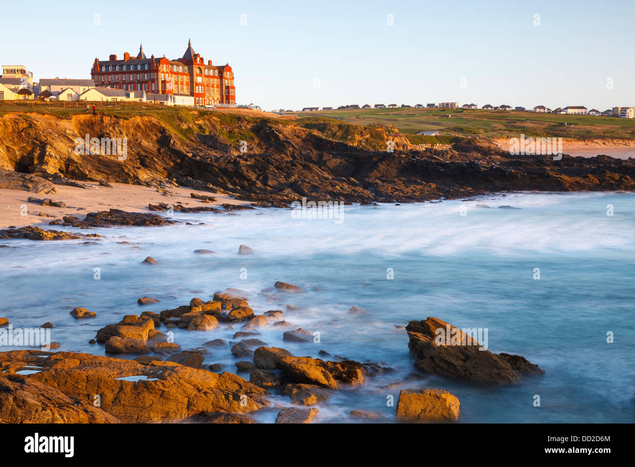 Wenig Fistral Strand Newquay Cornwall England UK Stockfoto