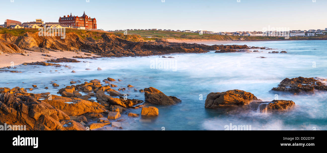 Wenig Fistral Strand Newquay Cornwall England UK Stockfoto