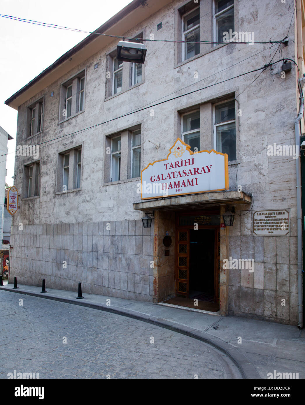 Tarihi Galatasaray Hamami Hamams in Istanbul, Türkei. Stockfoto