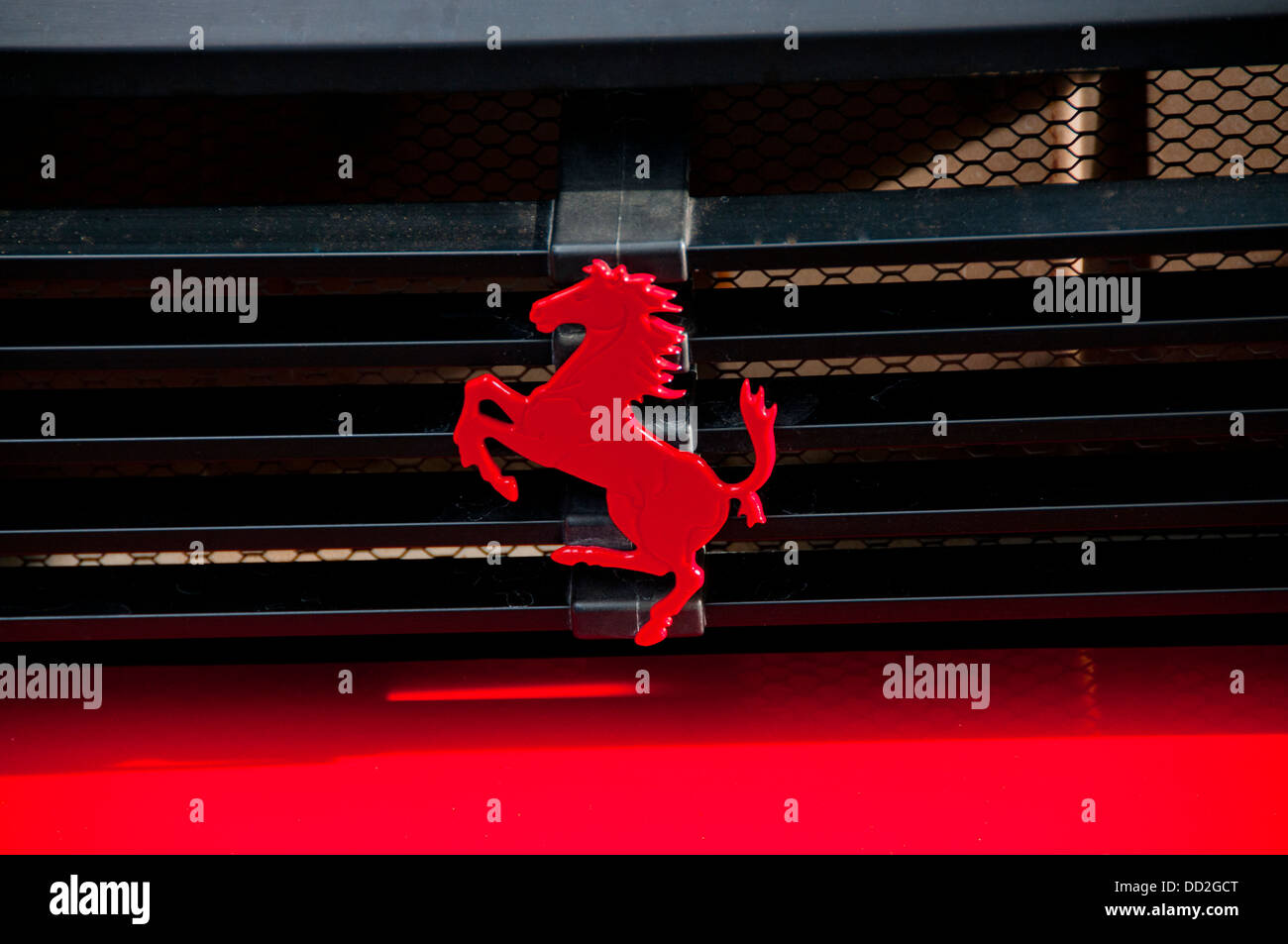 Ferrari Auto-logo Stockfoto