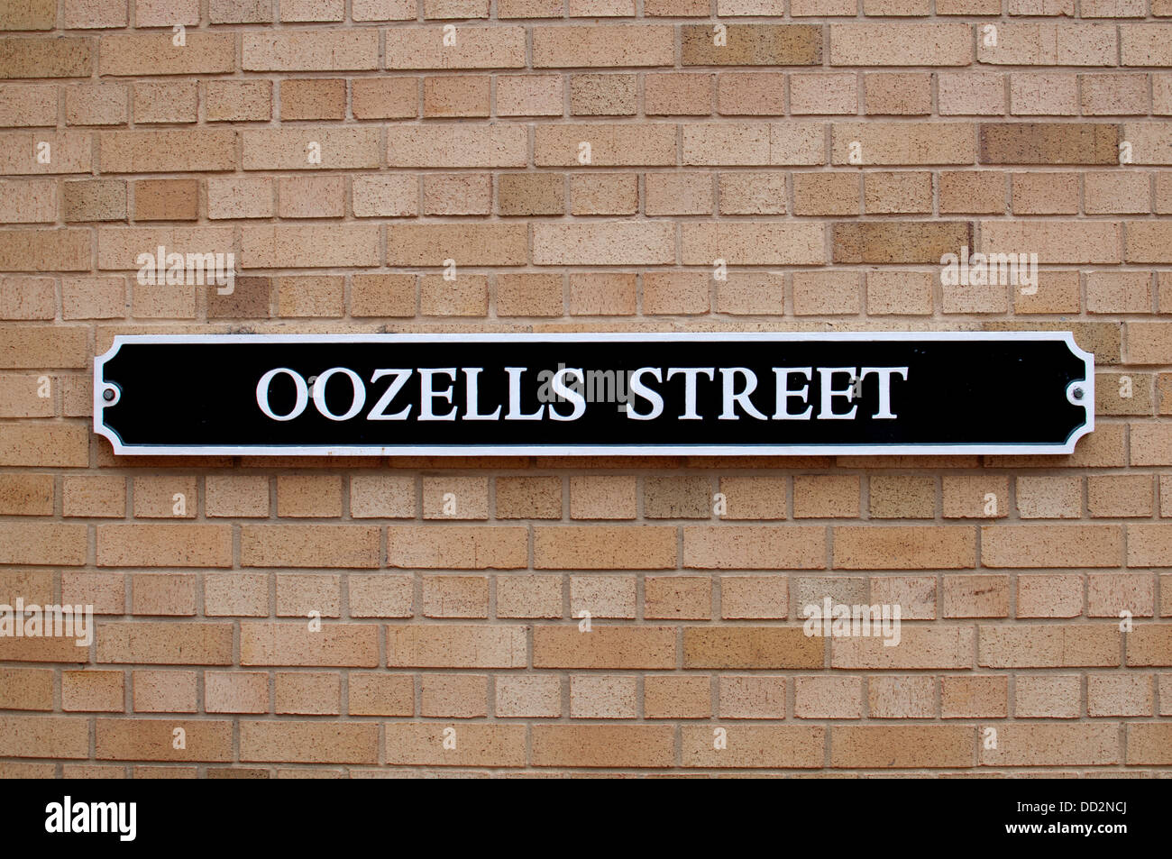 Stadtzentrum von Oozells Street, Birmingham, UK Stockfoto