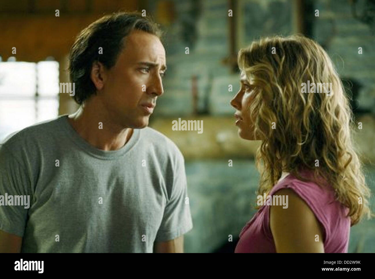 Als nächstes 2007 Paramount Pictures-Film mit Jessica Biel und Nicolas Cage Stockfoto