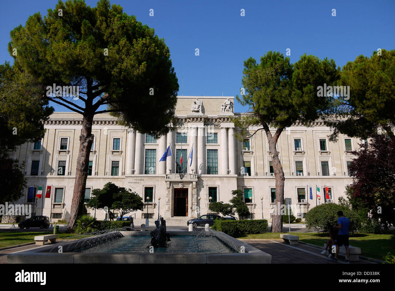 Regierungsstellen für die Provinz Pescara in Pescara, Abruzzo, Italien. Stockfoto