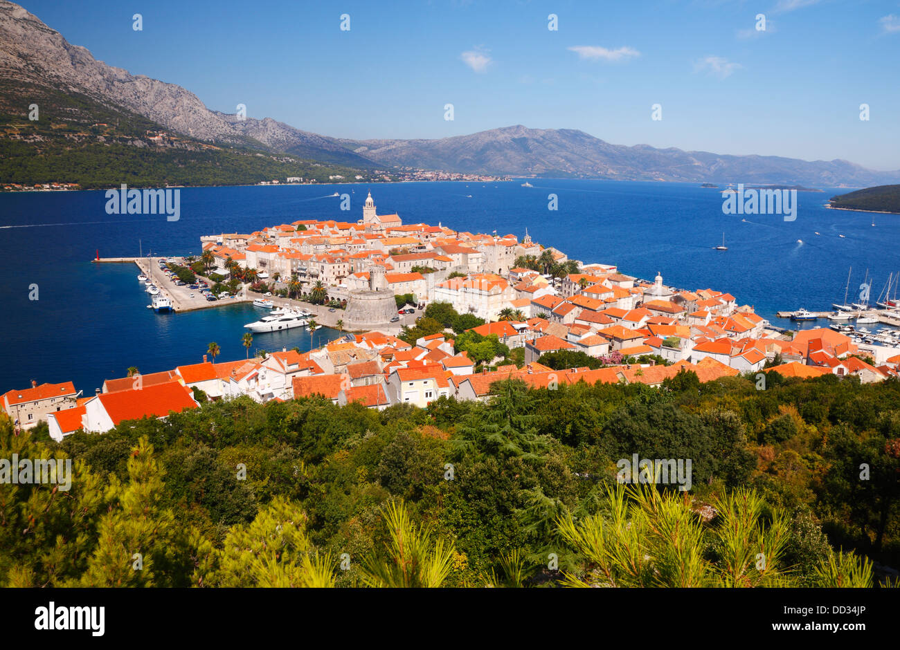 Korcula Stockfoto