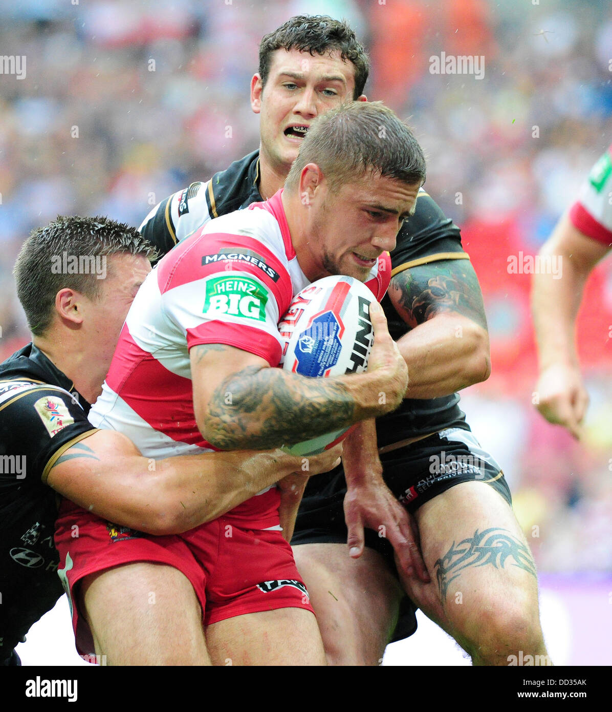 London, UK. 24. August 2013. Michael Mcllorum in Aktion während der Rugby League Challenge Cup-Finale zwischen Hull FC und Wigan Warriors von Wembley Stadion Credit: Action Plus Sport/Alamy Live News Stockfoto