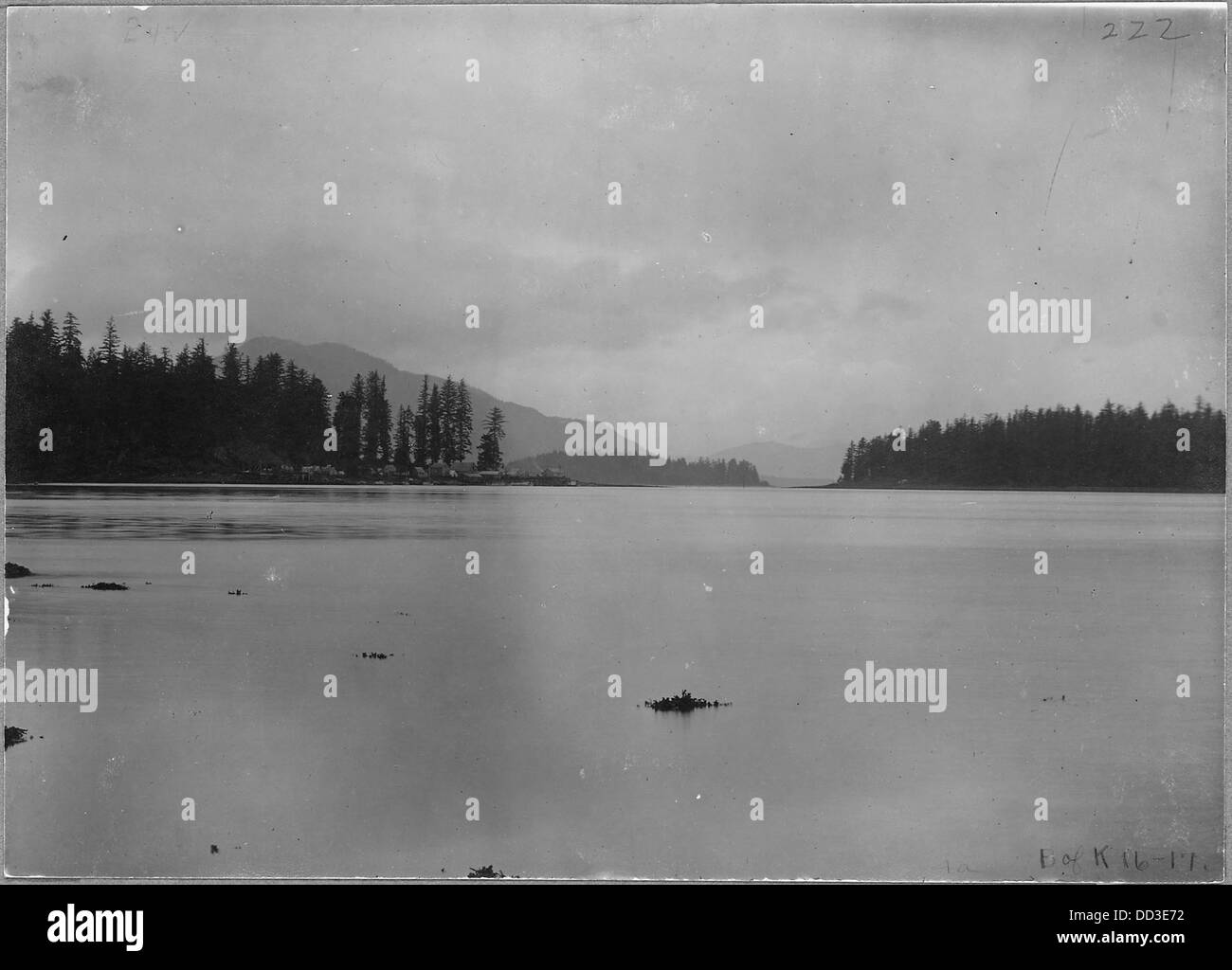 Panoramablick in der Nähe von Metlakahtla, Alaska. --297378 Stockfoto