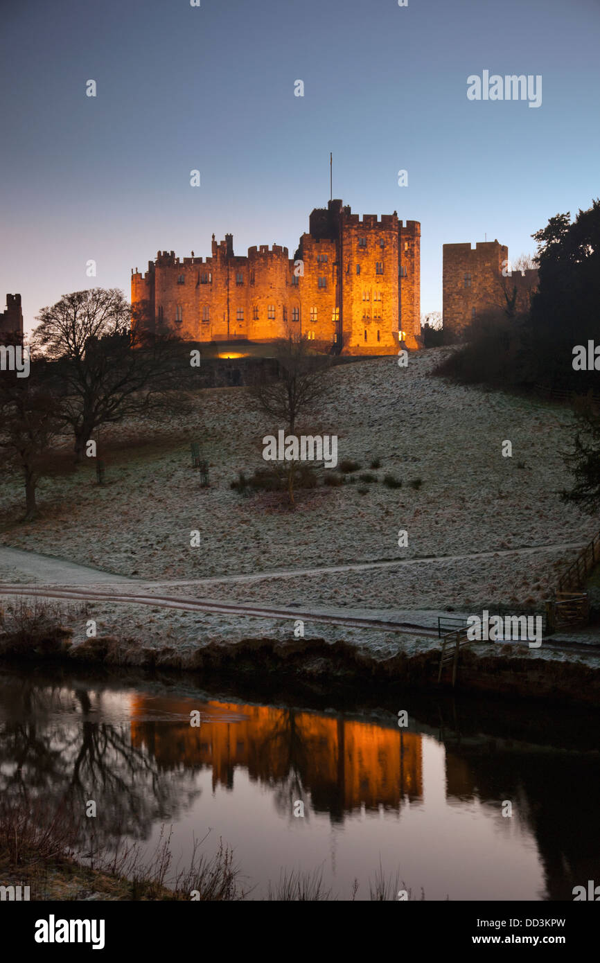 Alnwick Castle; Alnwick, Northumberland, England Stockfoto