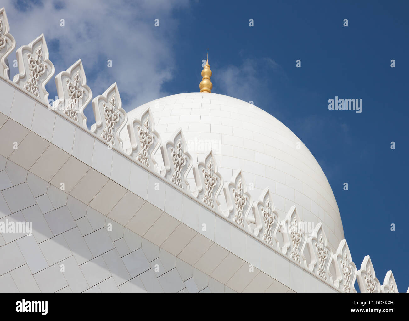 Große Moschee - Abu Dhabi Stockfoto