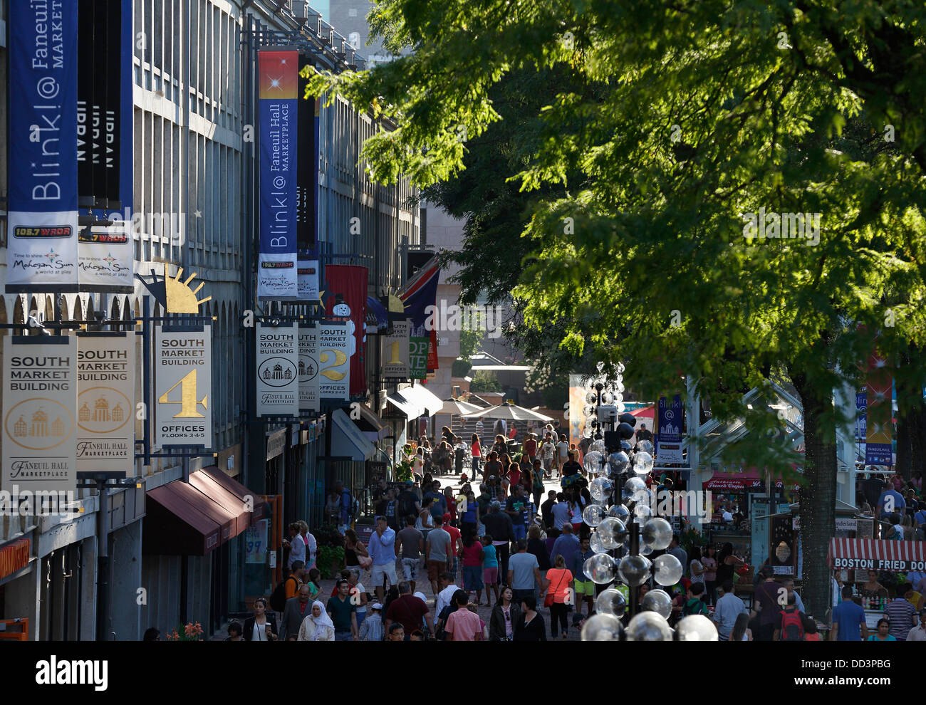 Quincy Market, Boston, Massachusetts Stockfoto