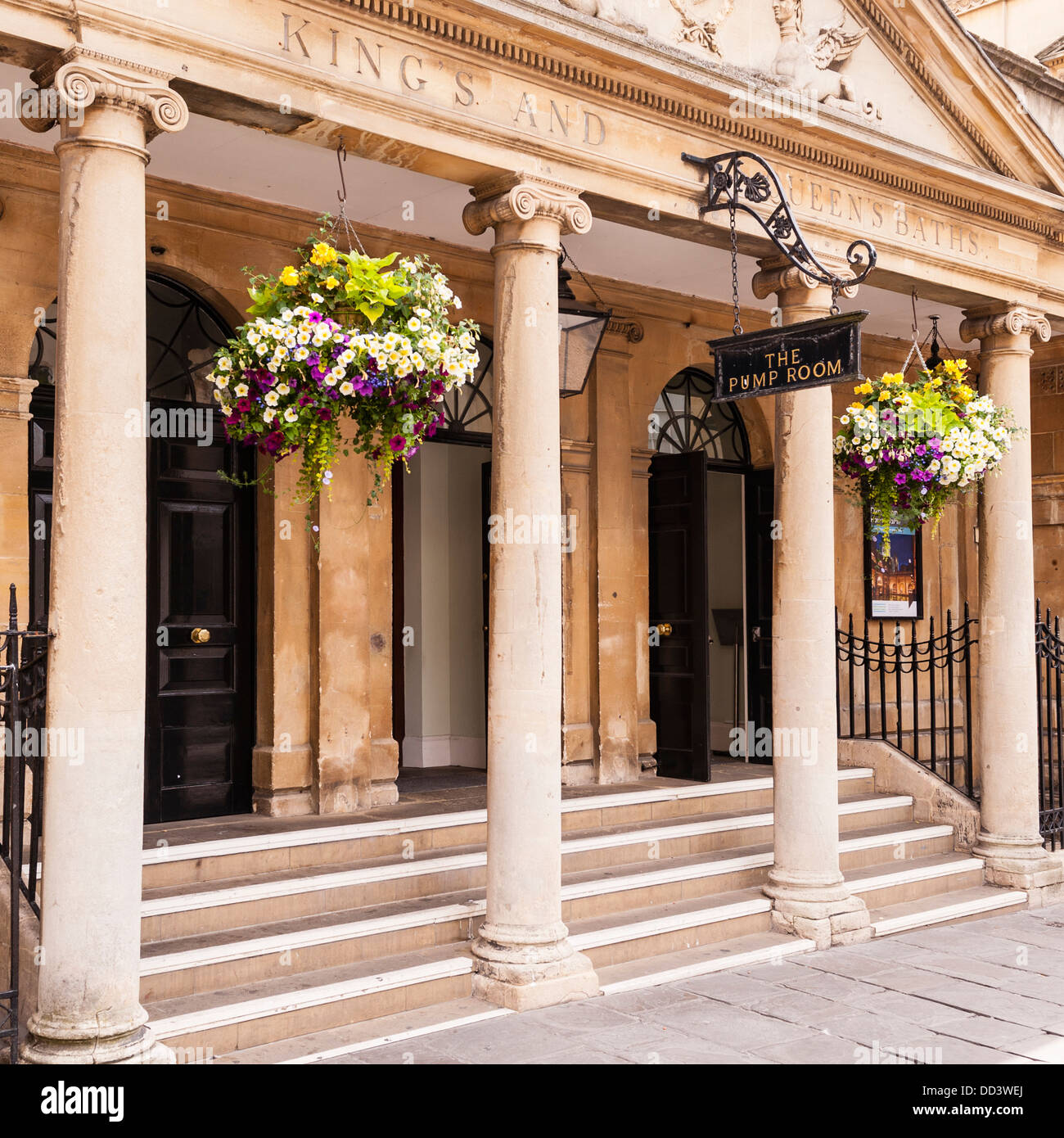 Die Trinkhalle in Bath, Somerset, England, Großbritannien, Großbritannien Stockfoto