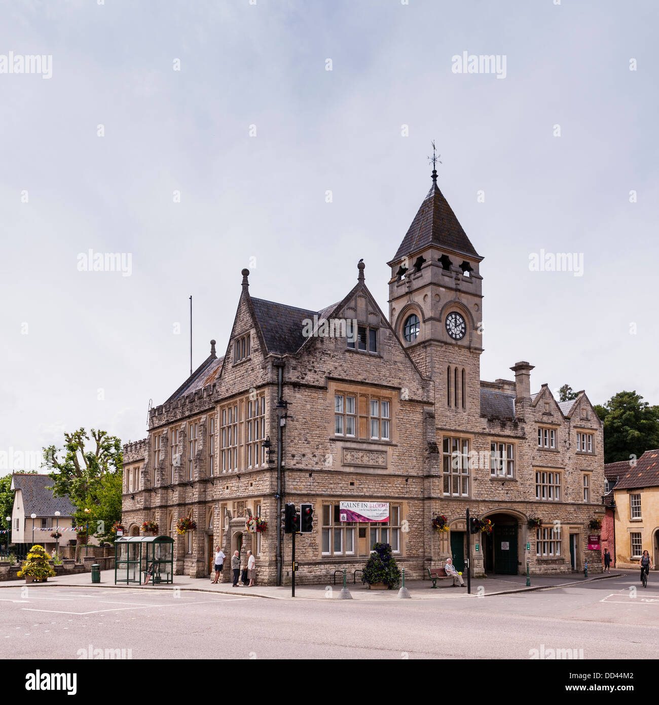 Das Rathaus in Calne, Wiltshire, England, Großbritannien, Uk Stockfoto