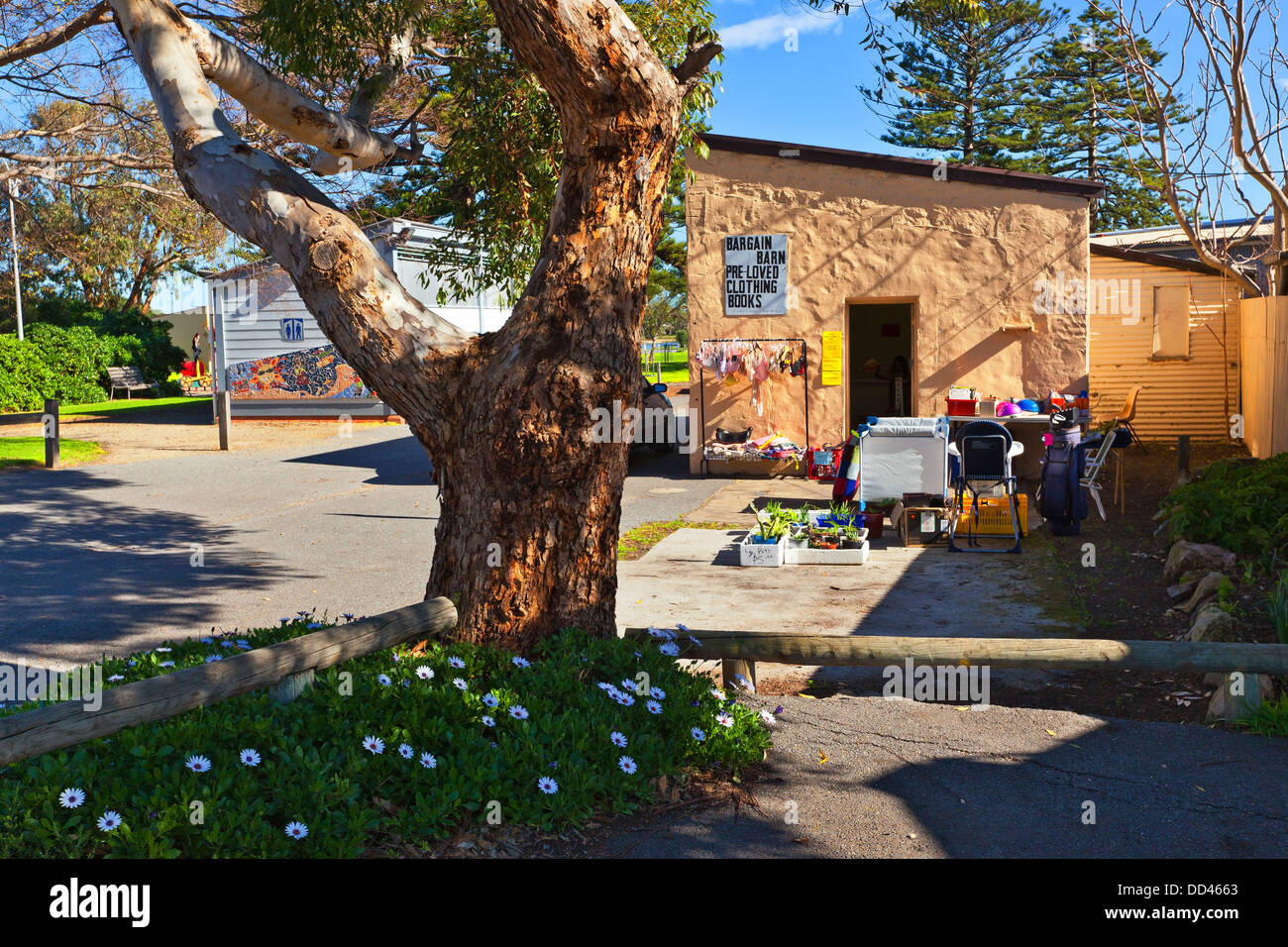 Goolwa ist eine Gemeinde an der Mündung des Murray River auf der Fleurieu-Halbinsel in South Australia basierend Stockfoto