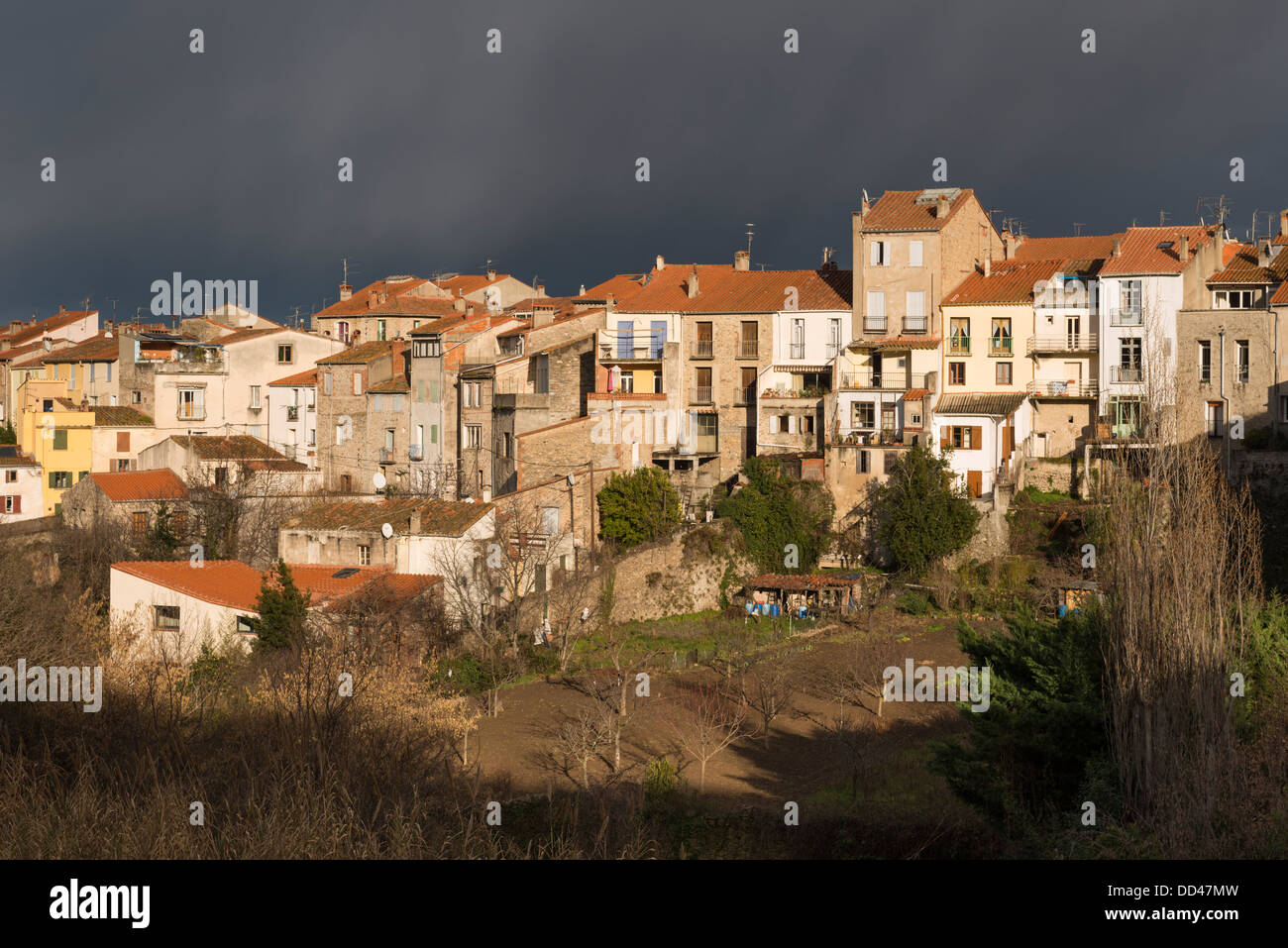 Ceret, Pyrénées-Orientales, Languedoc-Roussillon Stockfoto