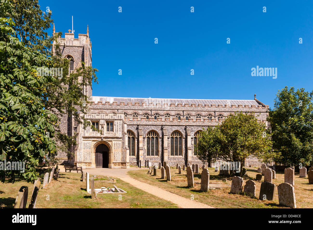 Der Holy Trinity Church in Loddon, Norfolk, England, Großbritannien, UK Stockfoto