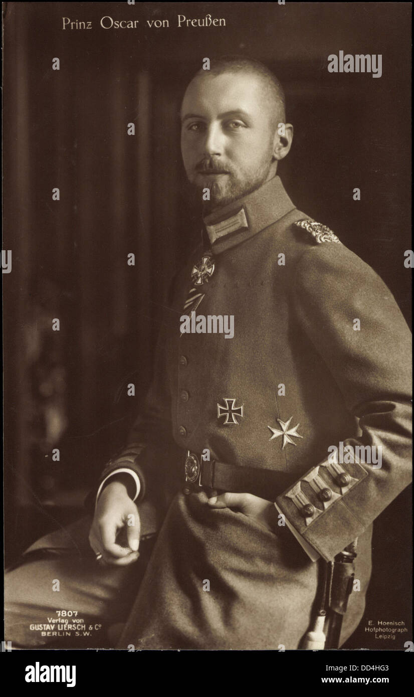 Ak prinz oskar von preußen Fotos und Bildmaterial in hoher Auflösung