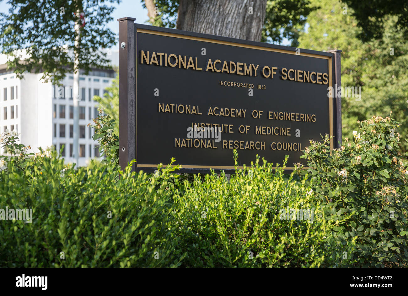 National Academy of Sciences, Washington, DC auf der National Mall. Stockfoto