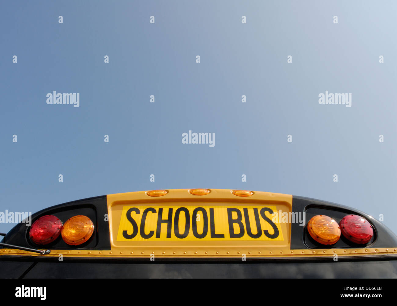 Schulbus Stockfoto