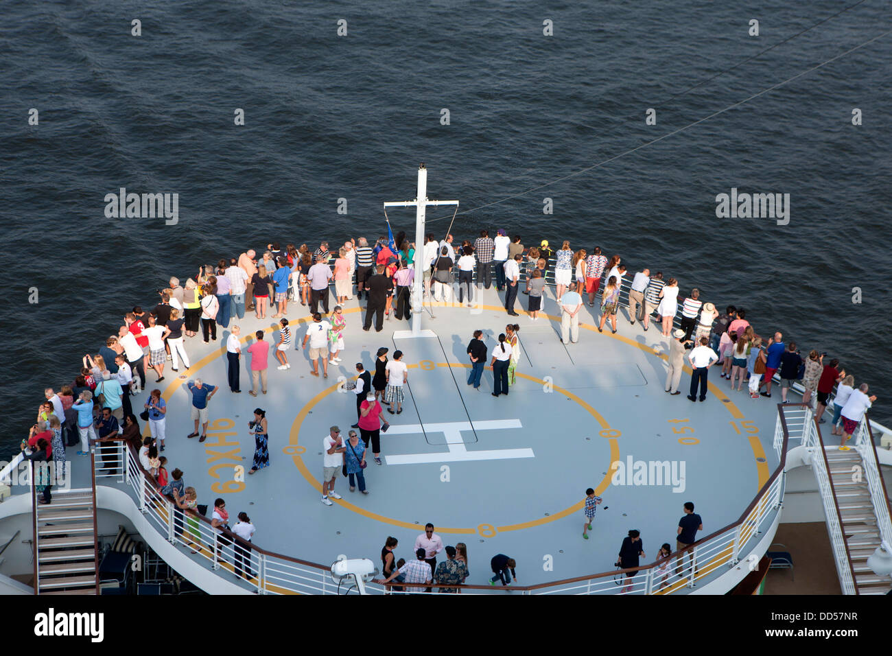 Celebrity Eclipse ein Kreuzfahrtschiff Solstice Klasse von Celebrity Cruises betrieben Stockfoto