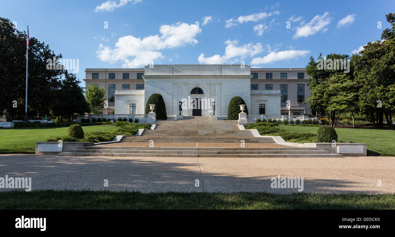 Das American Institute of Pharmacy Gebäude, Constitution Avenue in Washington, D.C. Stockfoto
