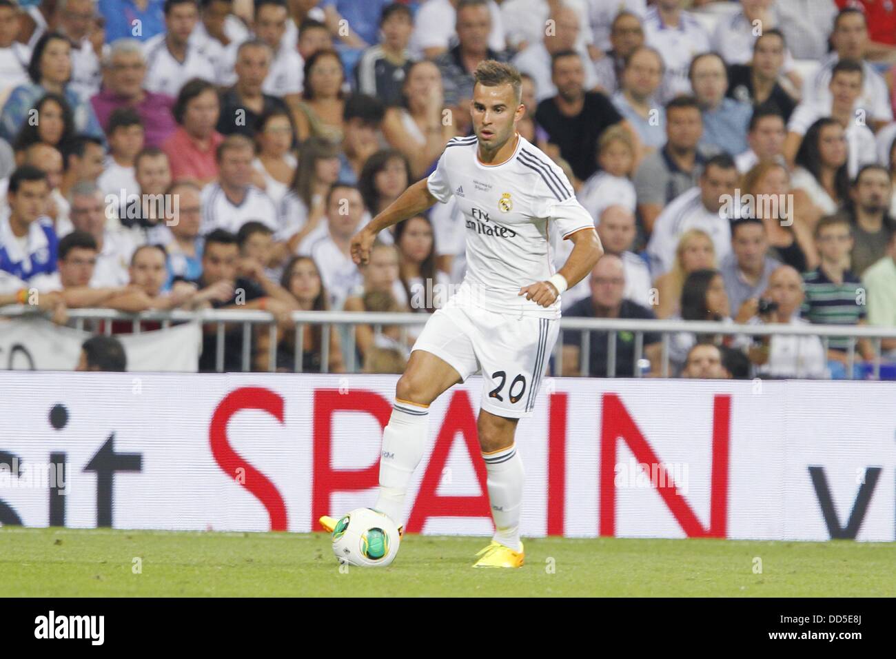 Jese Rodriguez (Real), 22. August 2013 - Fußball / Fußball: 35. Trofeo Santiago Bernabéu match zwischen Real Madrid 5: 0 Al-Sadd im Estadio Santiago Bernabeu in Madrid, Spanien. (Foto AFLO) Stockfoto