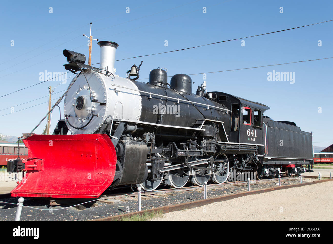 Der malerische Leadville und südlichen Colorado Railroad. Stockfoto