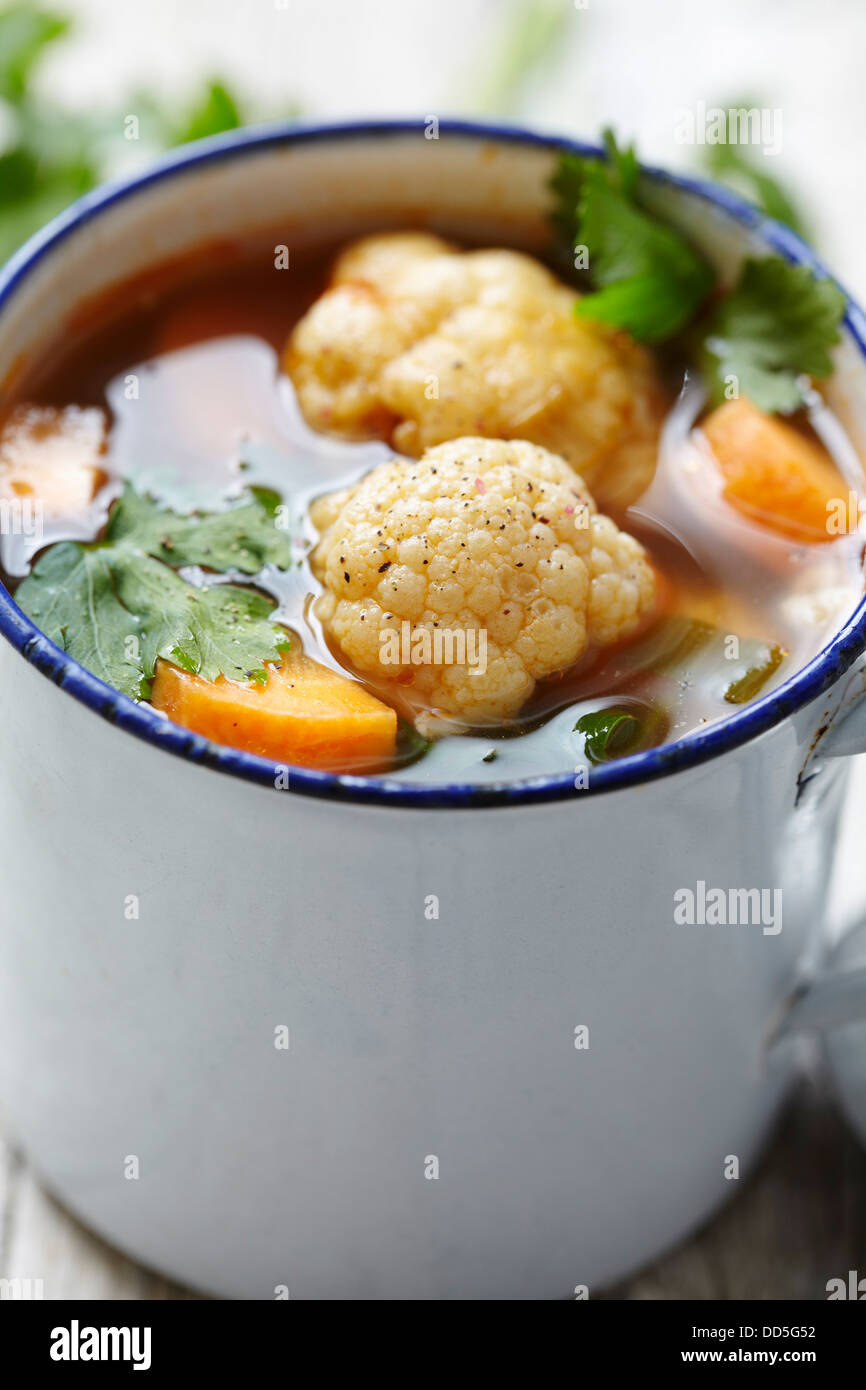 Gemüsesuppe Stockfoto