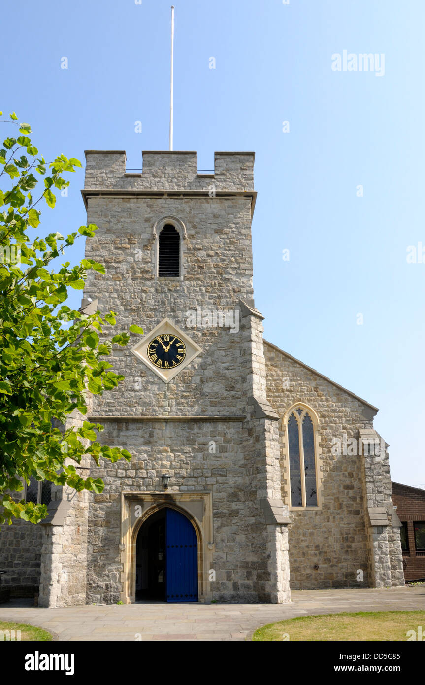 Whitstable, Kent, England, UK. Alphege Kirche St. Stockfoto