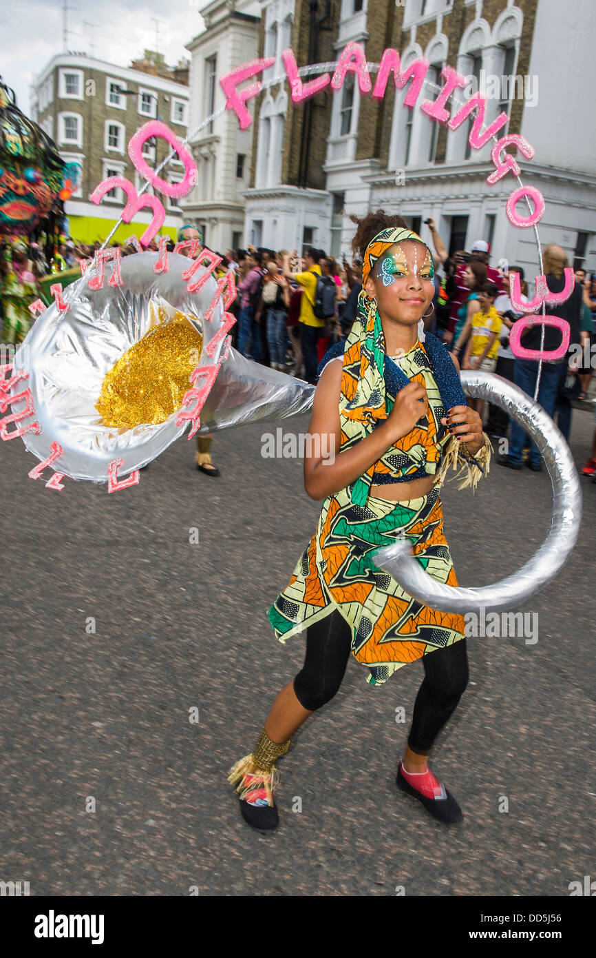 London, UK. 26. August 2013. Notting Hill Carnival, London, UK, 26. August 2013. Bildnachweis: Guy Bell/Alamy Live-Nachrichten Stockfoto