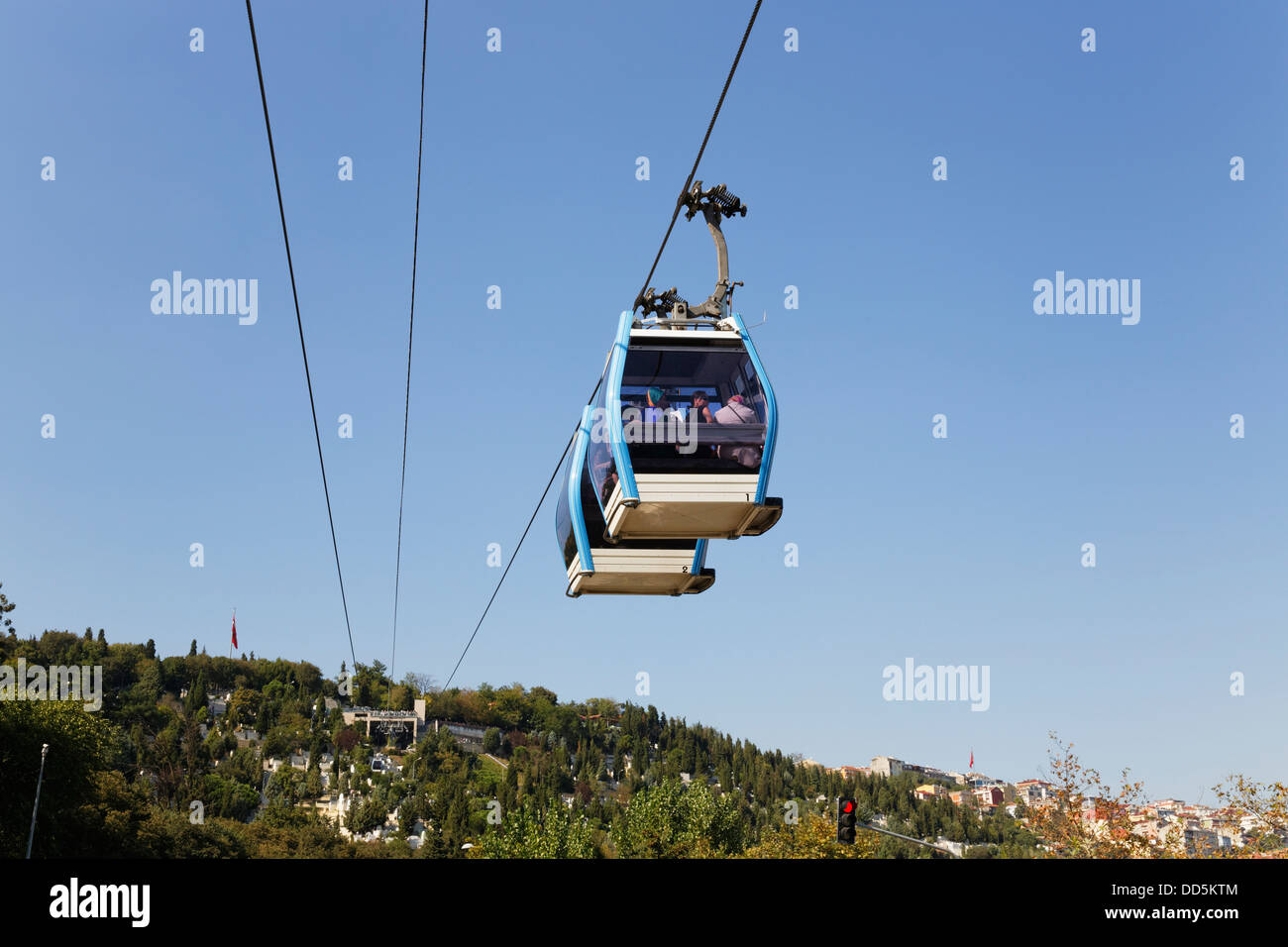 Türkei, Istanbul, Seilbahn von Pierre Loti-Hügel Stockfoto