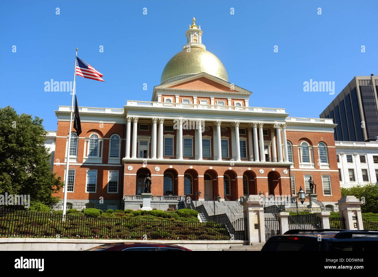 Massachusetts State House, Beacon Street, Boston, USA Stockfoto