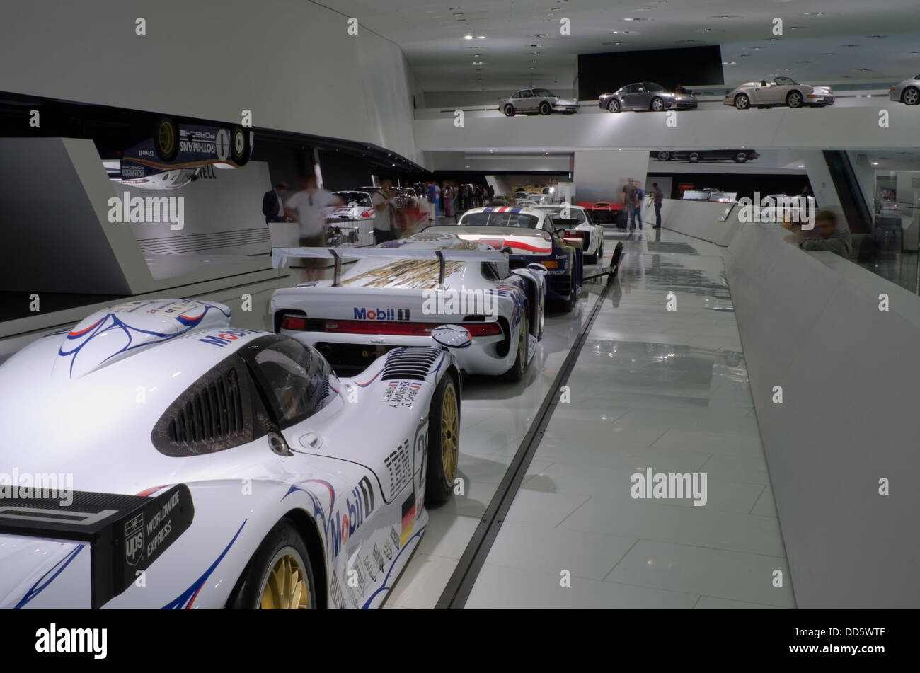 Autos aus dem Porsche Museum in Stuttgart Stockfoto