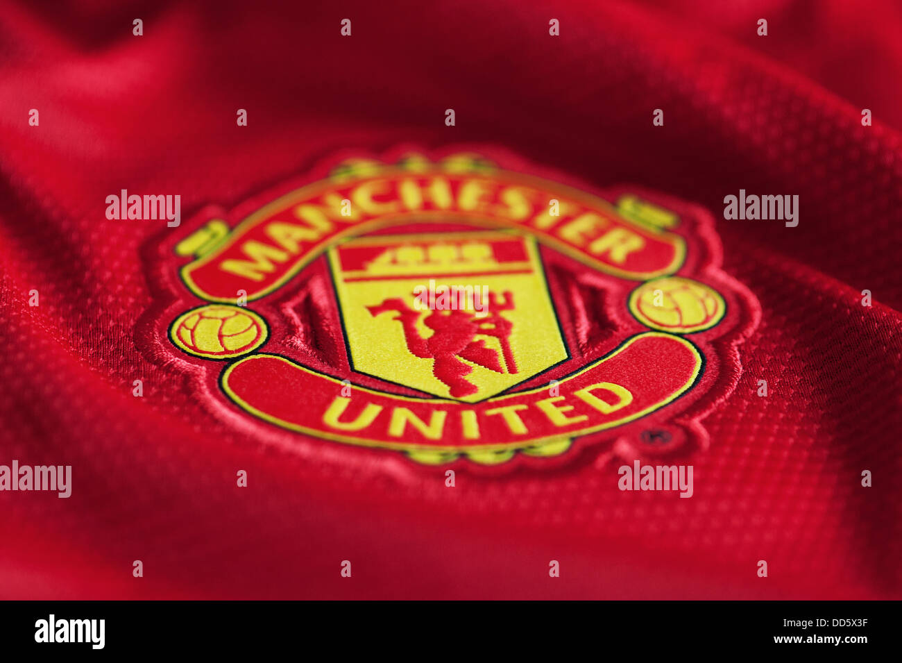 Manchester UNited Club Crest Stockfoto