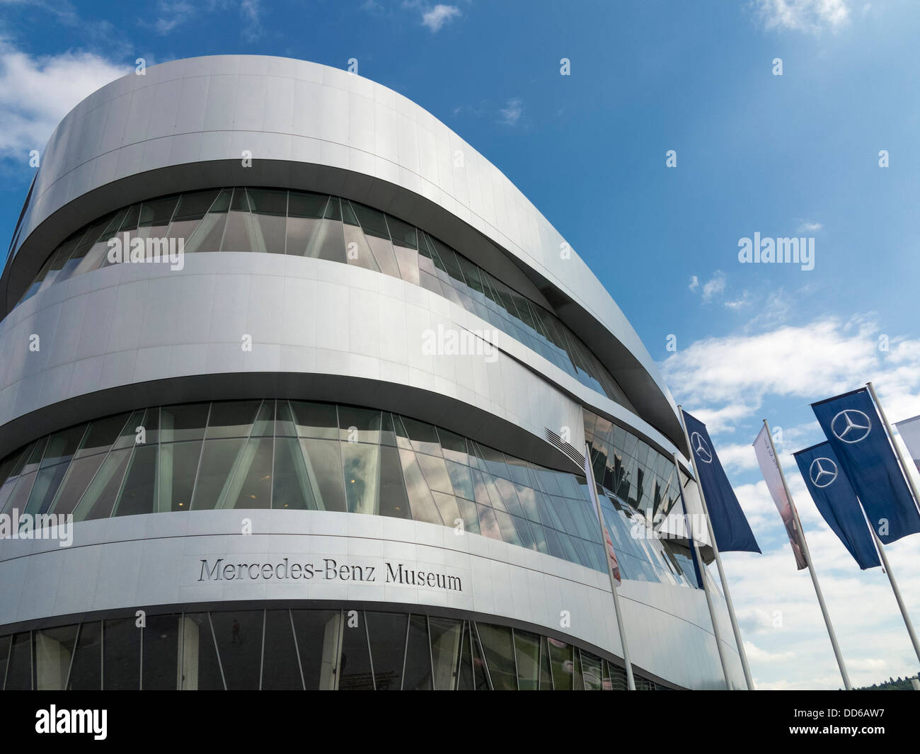 Das Mercedes Benz Museum, Stuttgart. Stockfoto
