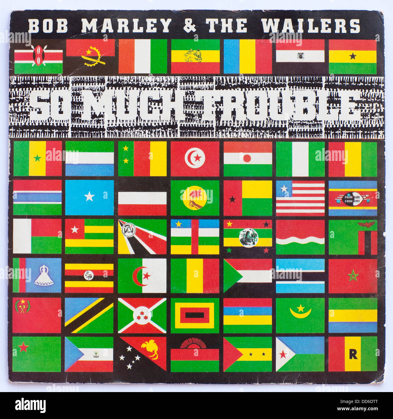 Bob Marley and The Wailers - so much trouble, 1979 7' Cover Single auf Island Records - nur für redaktionelle Verwendung Stockfoto