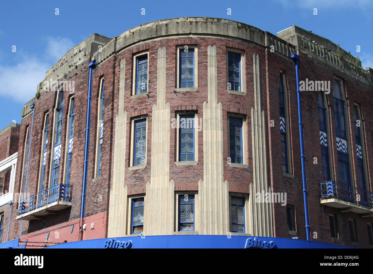 Die alten Garrick Theatre Gebäude in Southport Stockfoto
