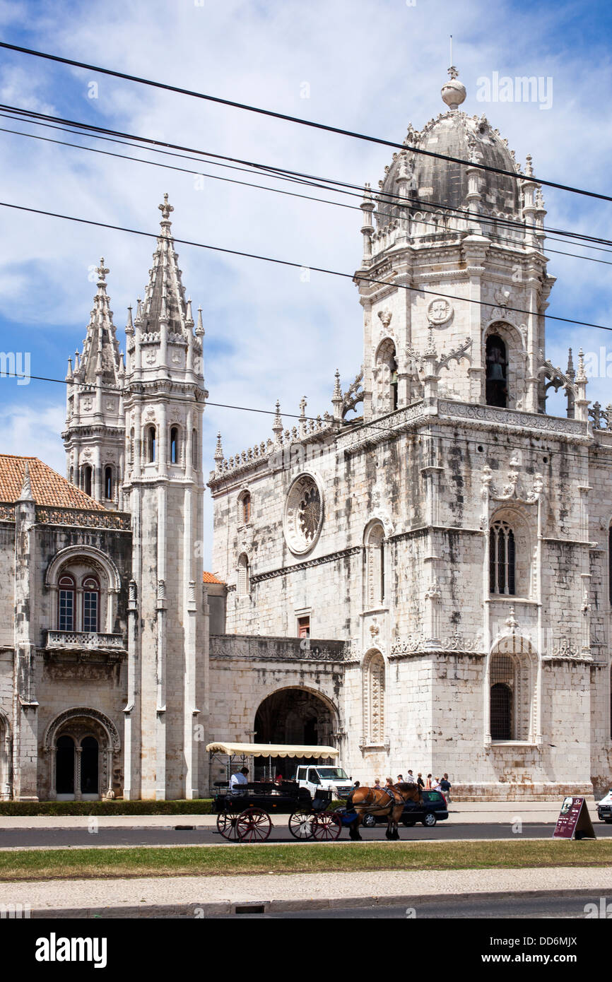 Das Hieronymus-Kloster, Lissabon, Portugal, Europa Stockfoto
