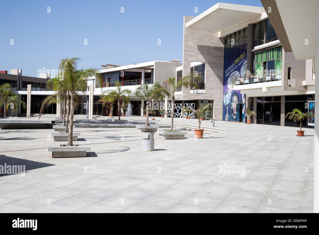 Dakar, Senegal. Moderne Shopping-Mall. Stockfoto