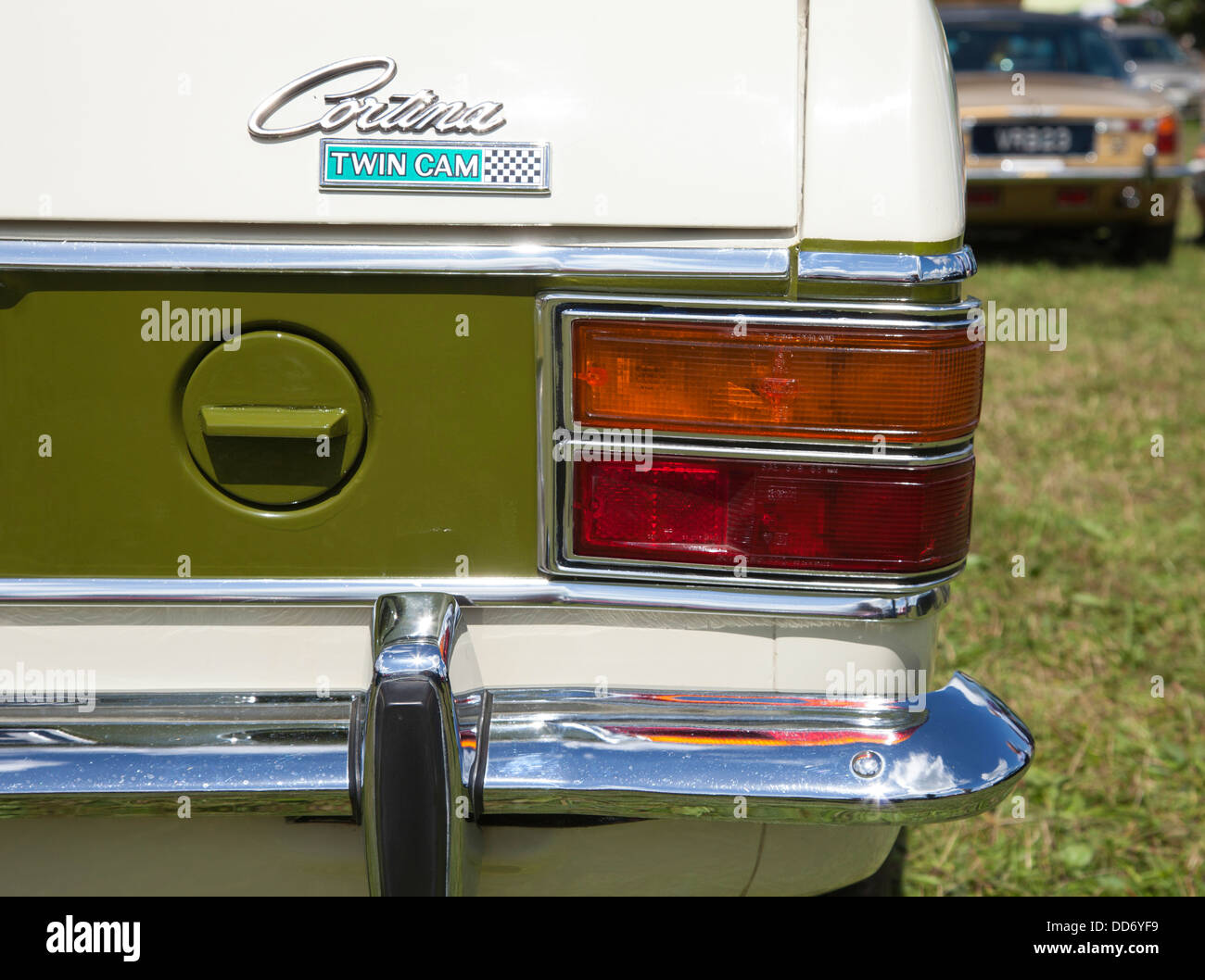 Ein Lotus Ford Cortina. Stockfoto